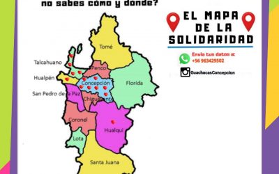Guachacas de Conce están mapeando la solidaridad
